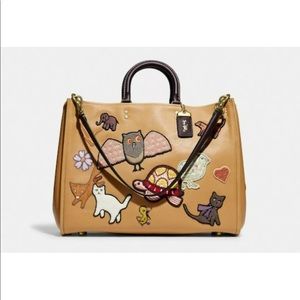 Coach Rogue 39 NWT-Animal Creature Patches!